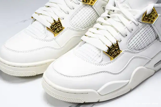 Reps LUCY Gold AQ9129-170 Metallic Retro 4 Jordan 0610